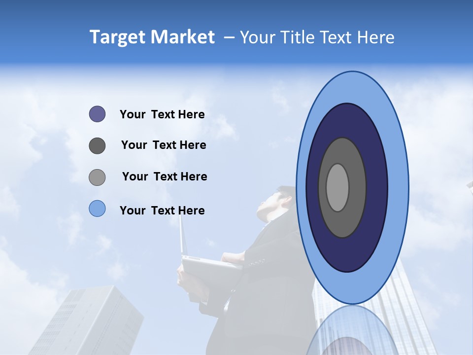 Japanese Boy Businessman PowerPoint Template