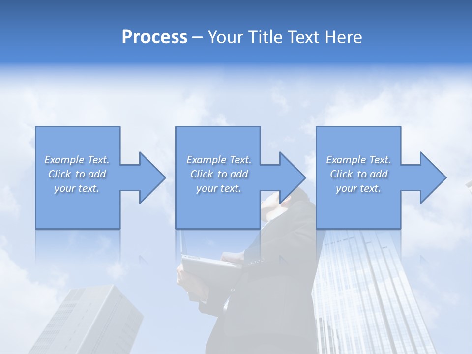 Japanese Boy Businessman PowerPoint Template