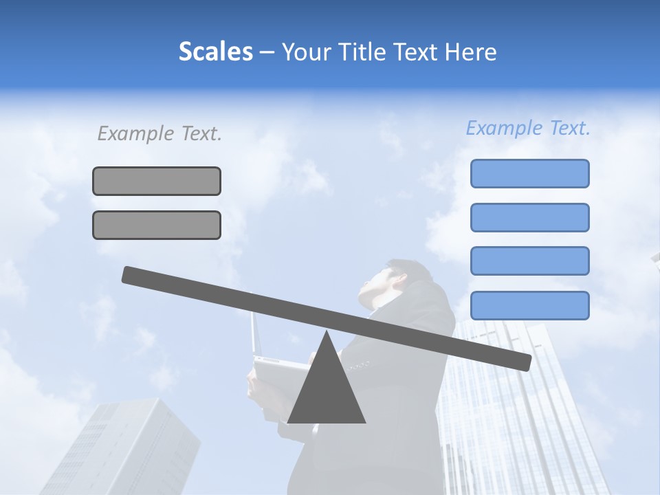 Japanese Boy Businessman PowerPoint Template