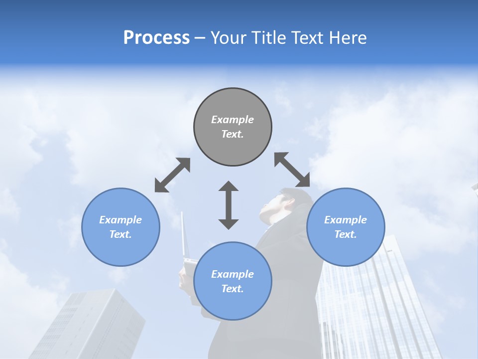 Japanese Boy Businessman PowerPoint Template