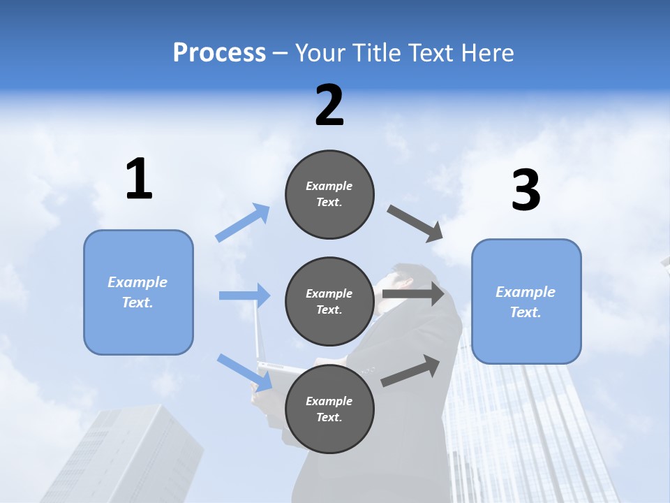 Japanese Boy Businessman PowerPoint Template