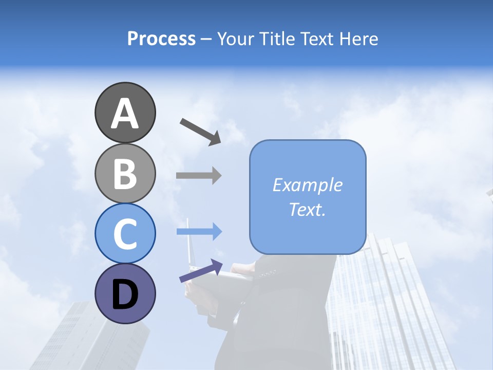 Japanese Boy Businessman PowerPoint Template