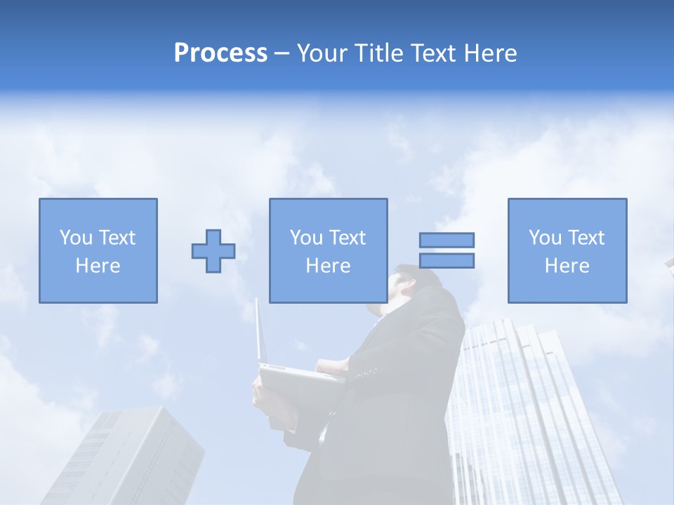 Japanese Boy Businessman PowerPoint Template
