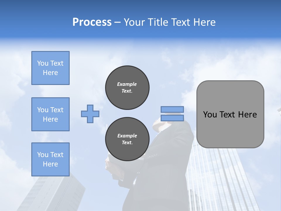 Japanese Boy Businessman PowerPoint Template