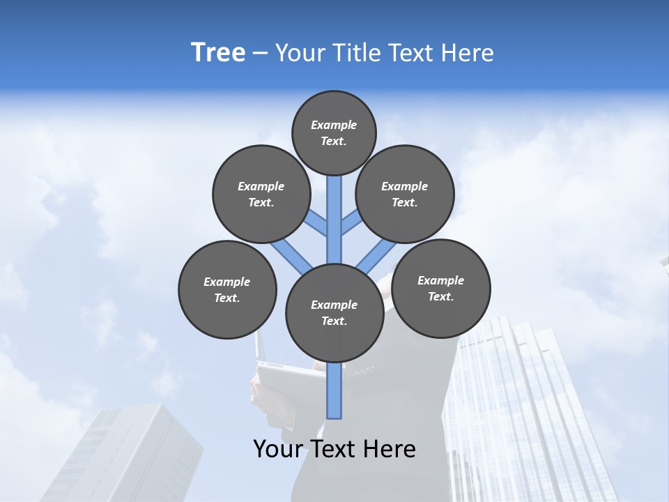 Japanese Boy Businessman PowerPoint Template