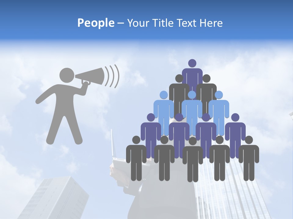 Japanese Boy Businessman PowerPoint Template