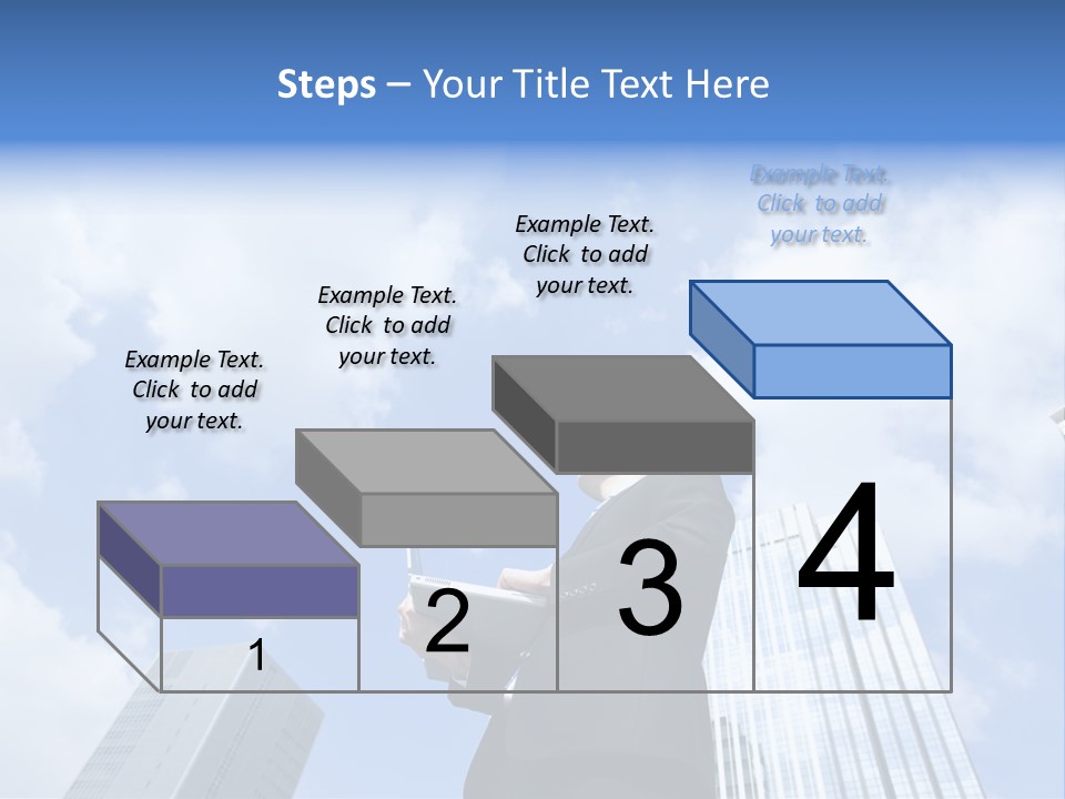 Japanese Boy Businessman PowerPoint Template