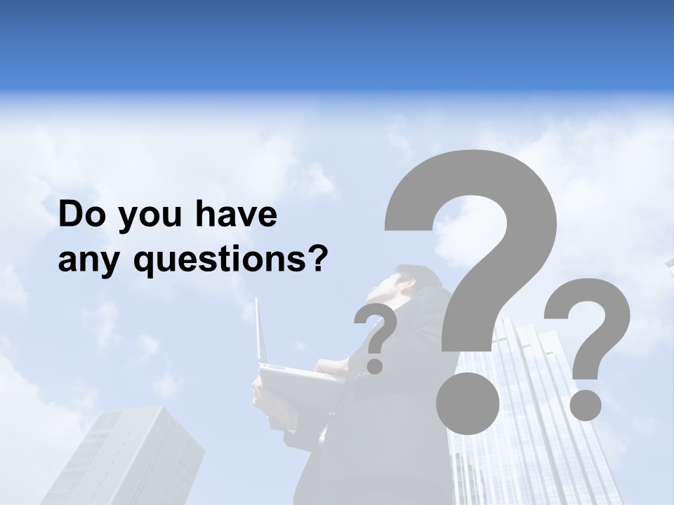 Japanese Boy Businessman PowerPoint Template