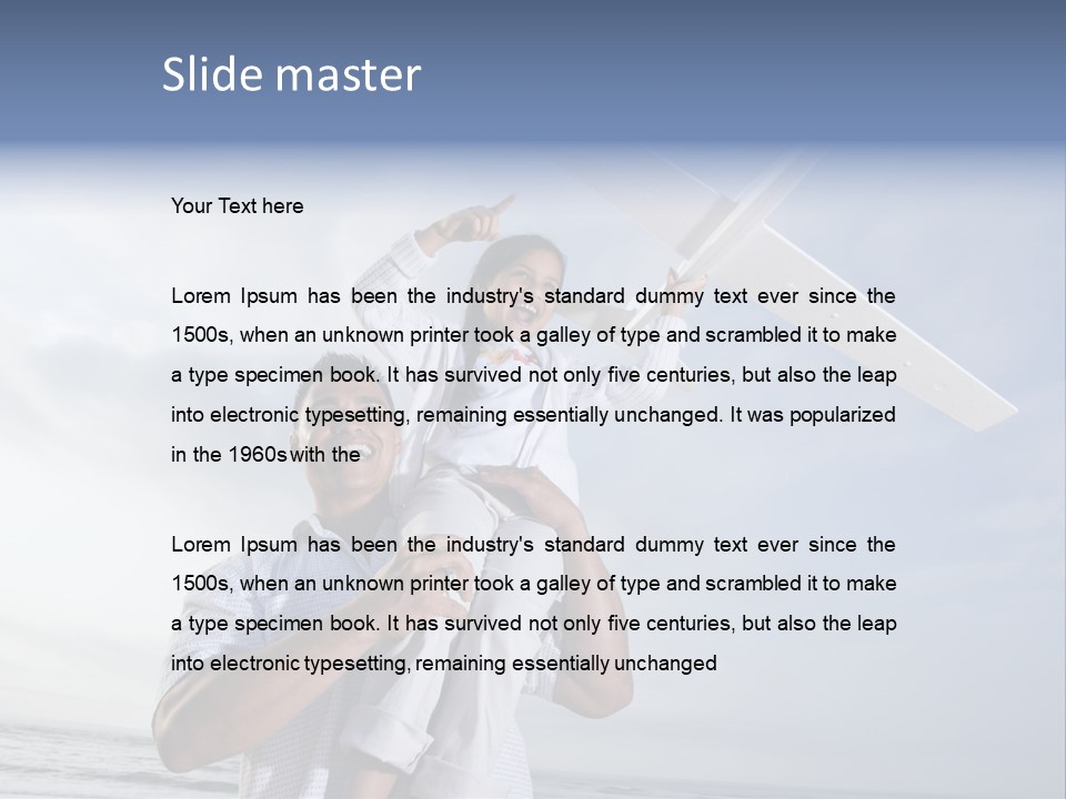 Playful Child Two PowerPoint Template