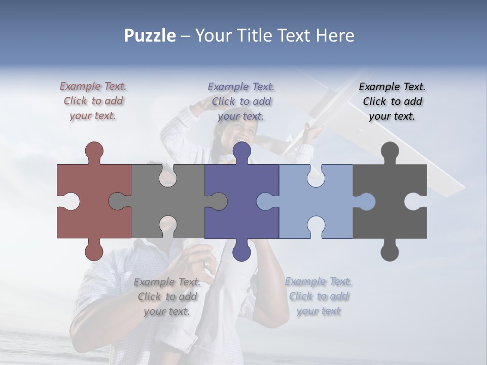 Playful Child Two PowerPoint Template