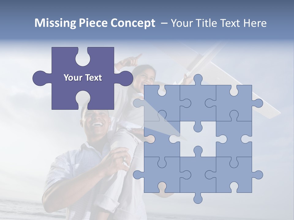 Playful Child Two PowerPoint Template