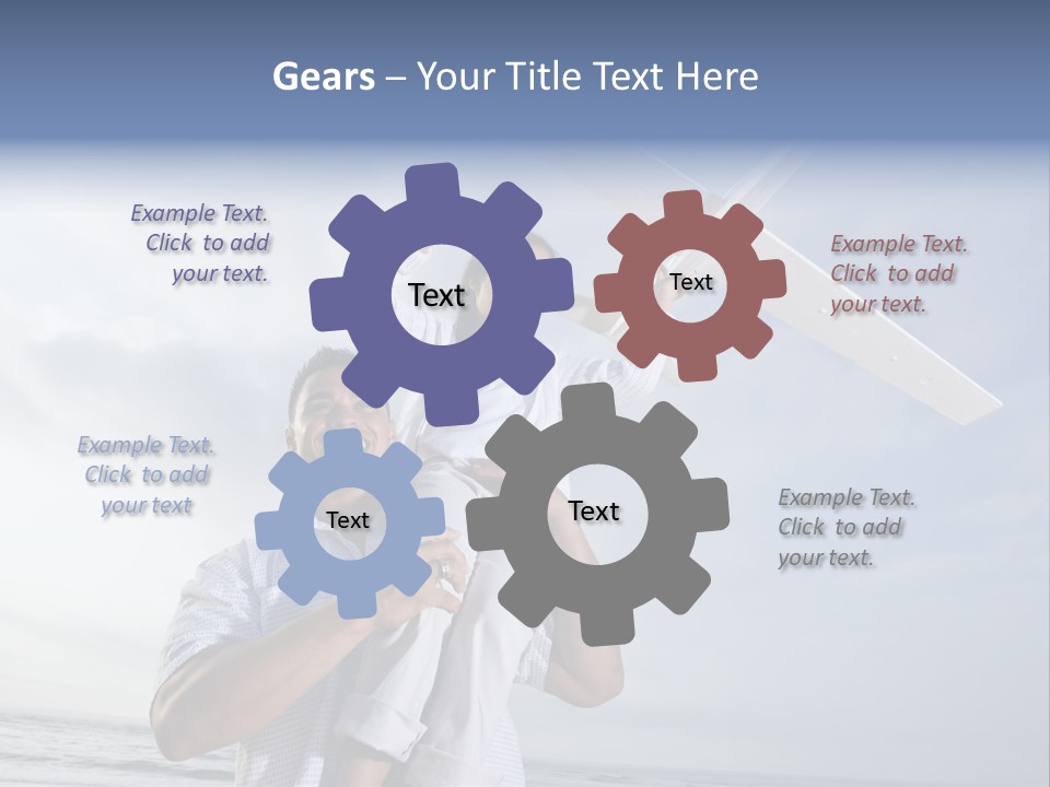 Playful Child Two PowerPoint Template