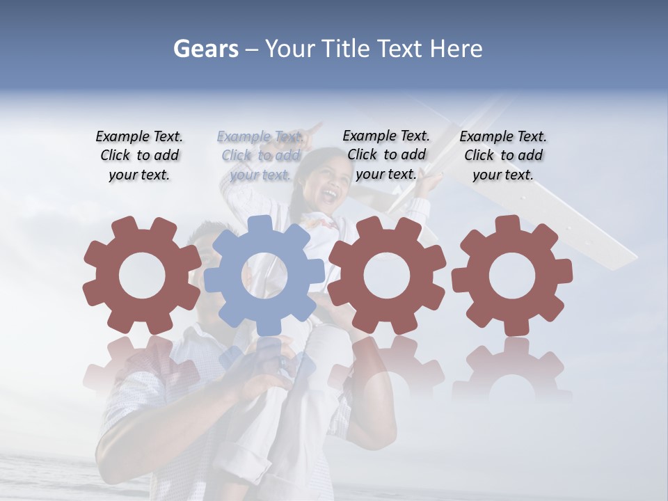 Playful Child Two PowerPoint Template