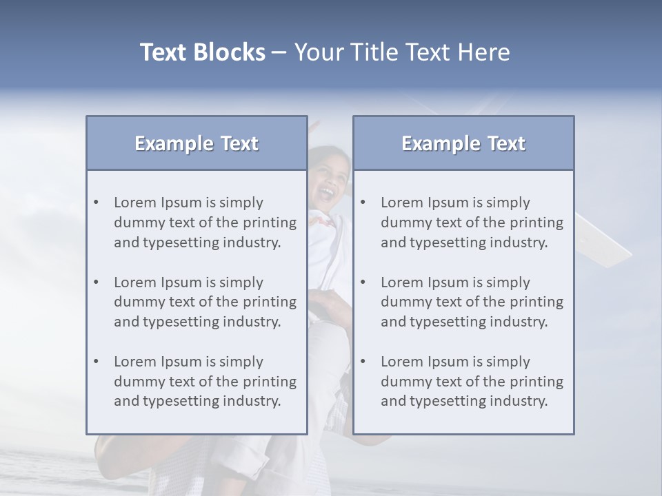 Playful Child Two PowerPoint Template