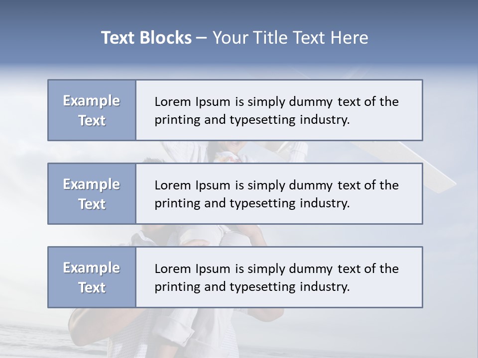 Playful Child Two PowerPoint Template