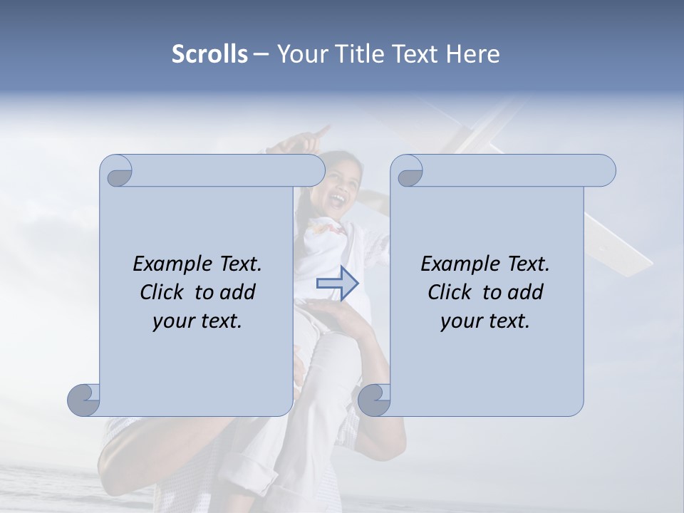 Playful Child Two PowerPoint Template