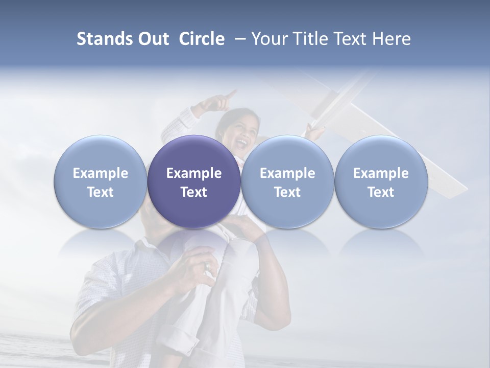 Playful Child Two PowerPoint Template