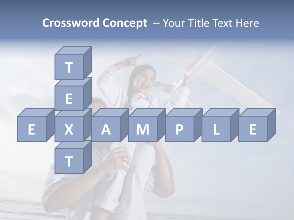 Playful Child Two PowerPoint Template