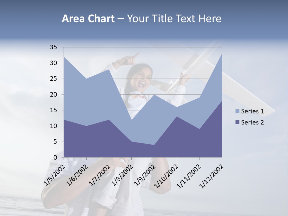 Playful Child Two PowerPoint Template