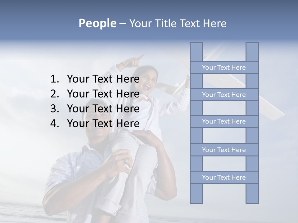 Playful Child Two PowerPoint Template