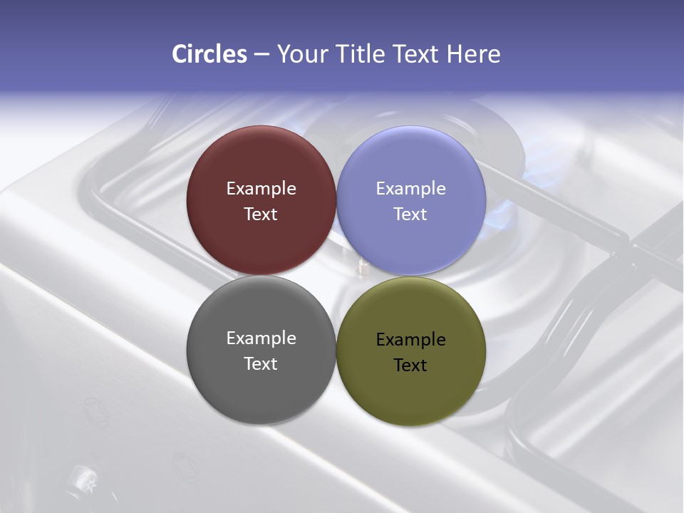 Blaze Glowing Cooker PowerPoint Template