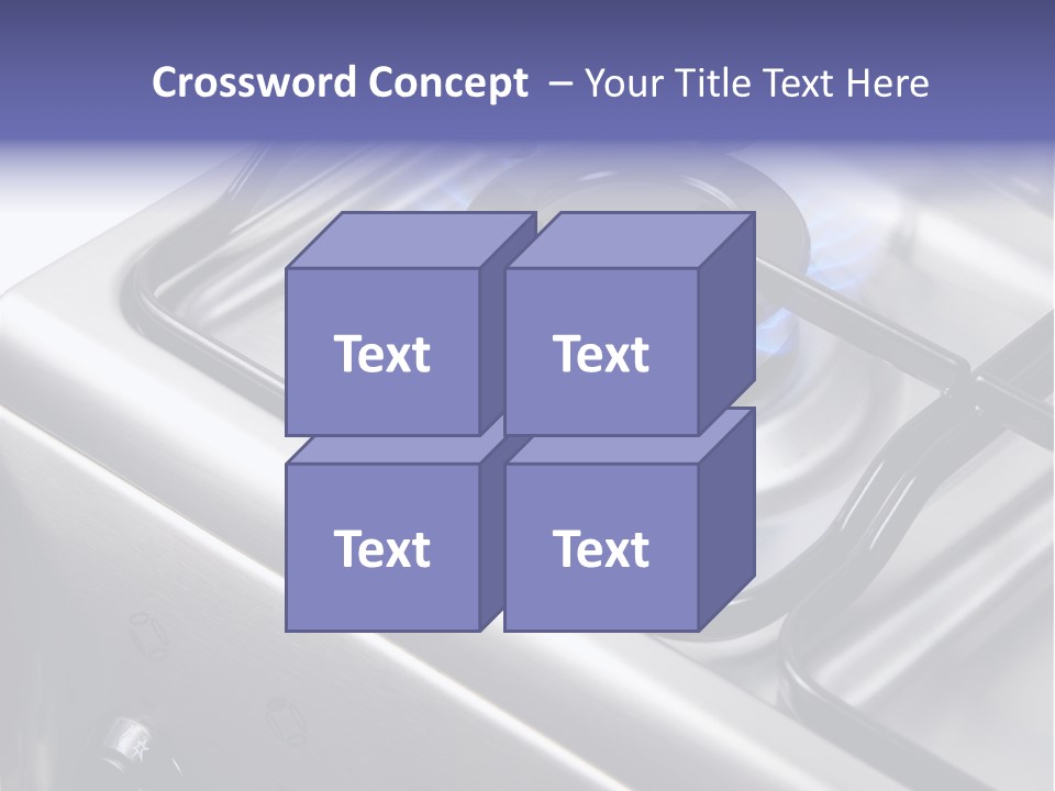 Blaze Glowing Cooker PowerPoint Template