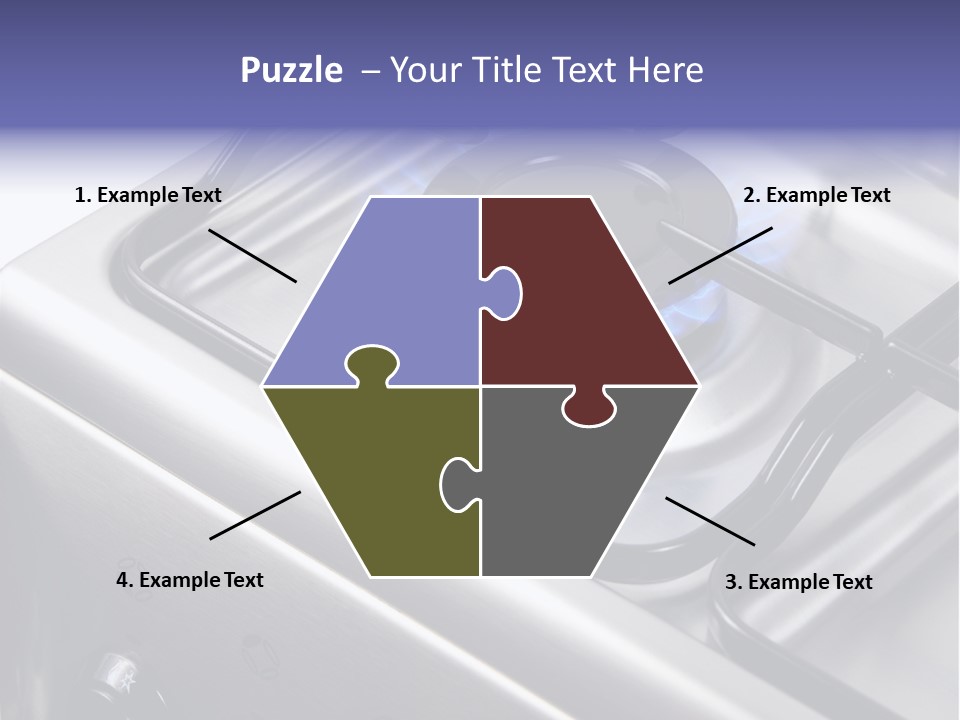 Blaze Glowing Cooker PowerPoint Template