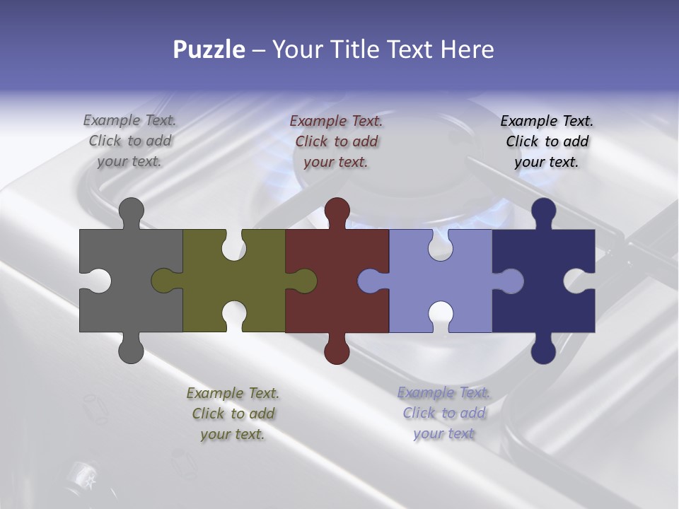 Blaze Glowing Cooker PowerPoint Template