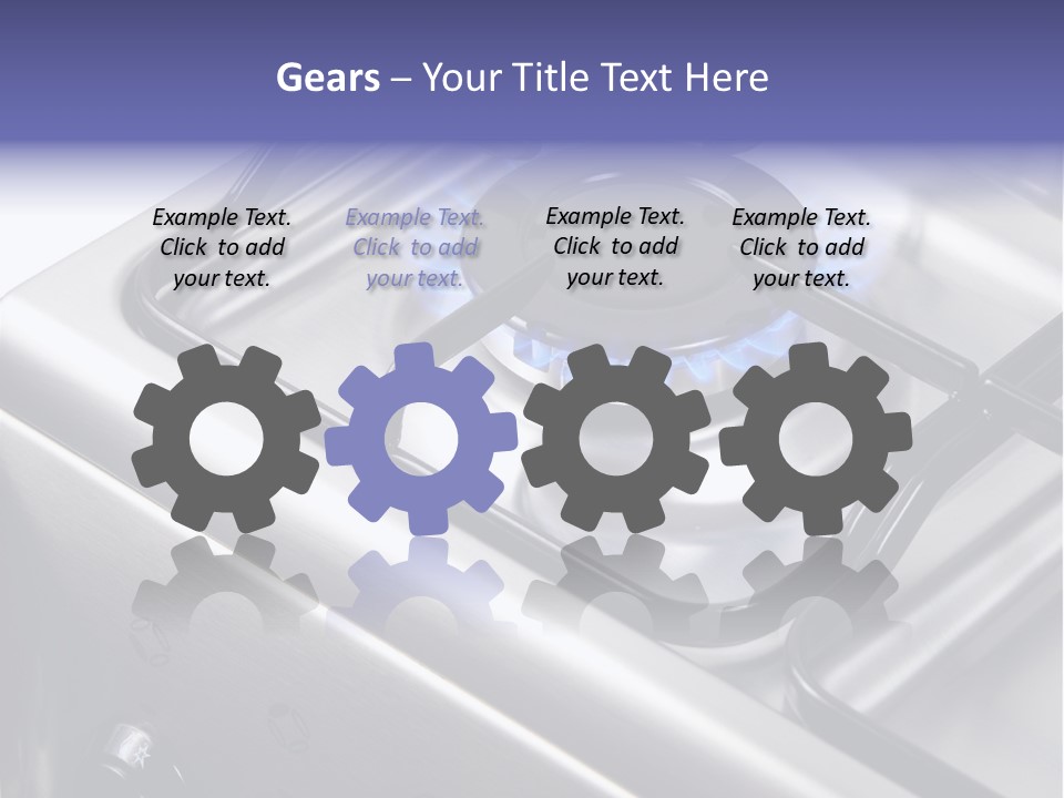 Blaze Glowing Cooker PowerPoint Template