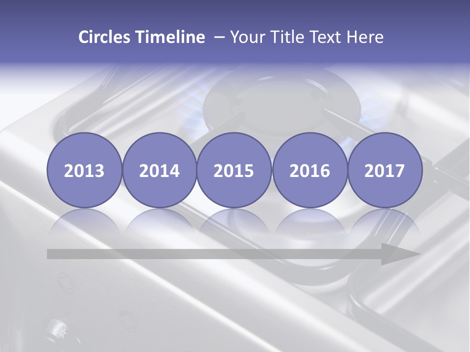 Blaze Glowing Cooker PowerPoint Template