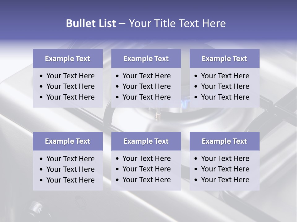 Blaze Glowing Cooker PowerPoint Template
