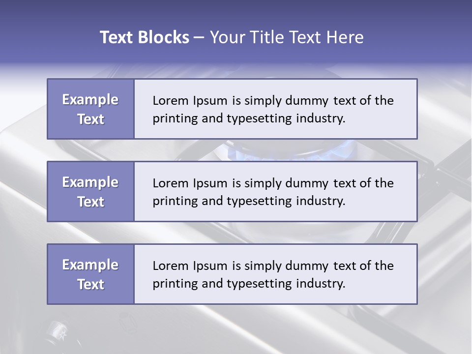 Blaze Glowing Cooker PowerPoint Template