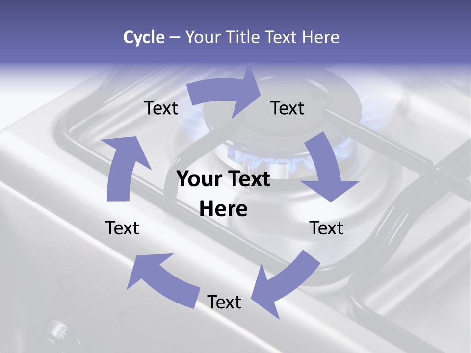 Blaze Glowing Cooker PowerPoint Template