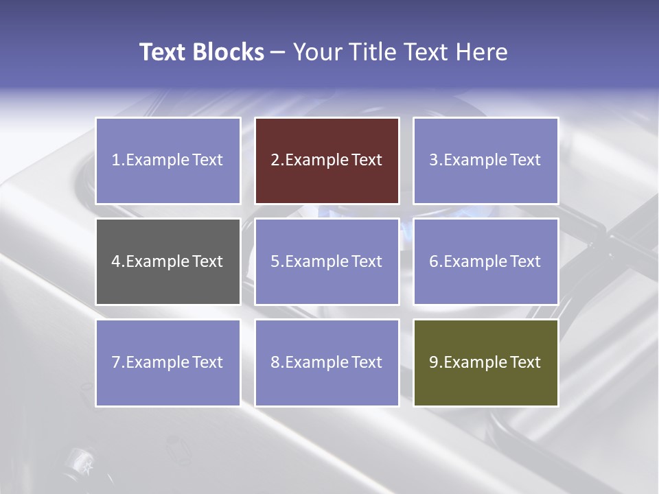 Blaze Glowing Cooker PowerPoint Template