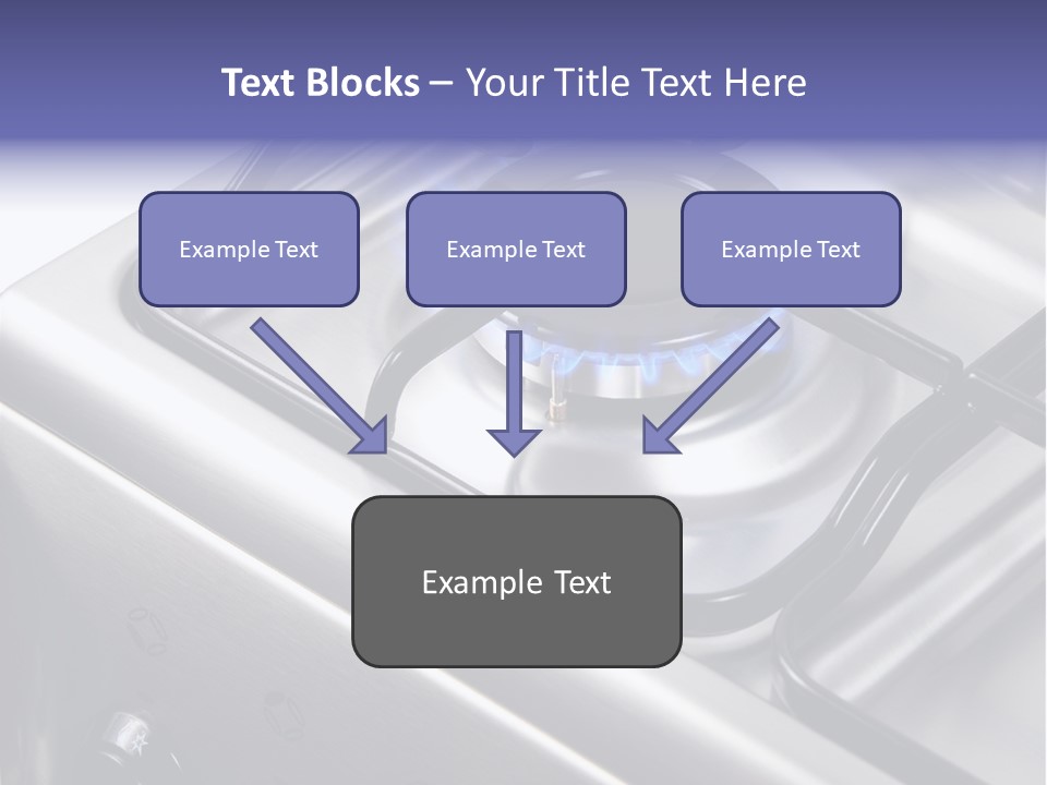 Blaze Glowing Cooker PowerPoint Template