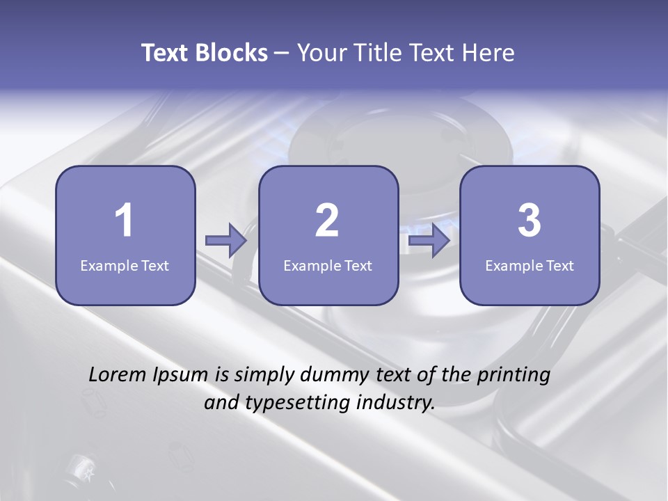 Blaze Glowing Cooker PowerPoint Template