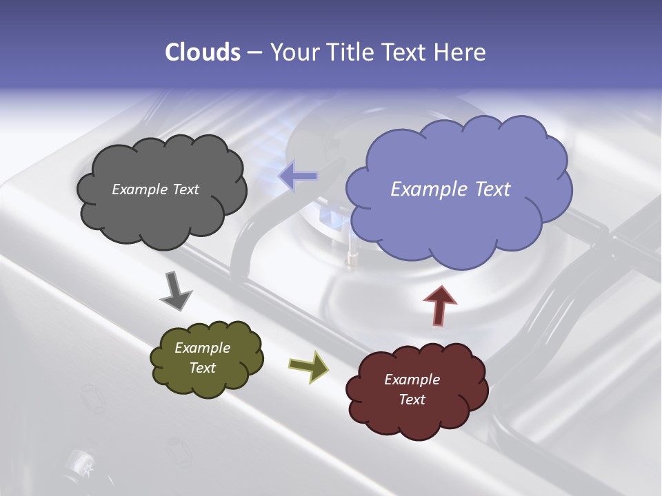 Blaze Glowing Cooker PowerPoint Template
