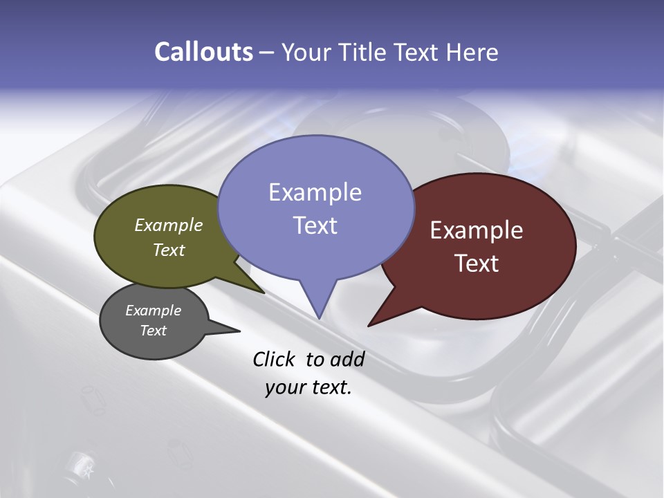Blaze Glowing Cooker PowerPoint Template