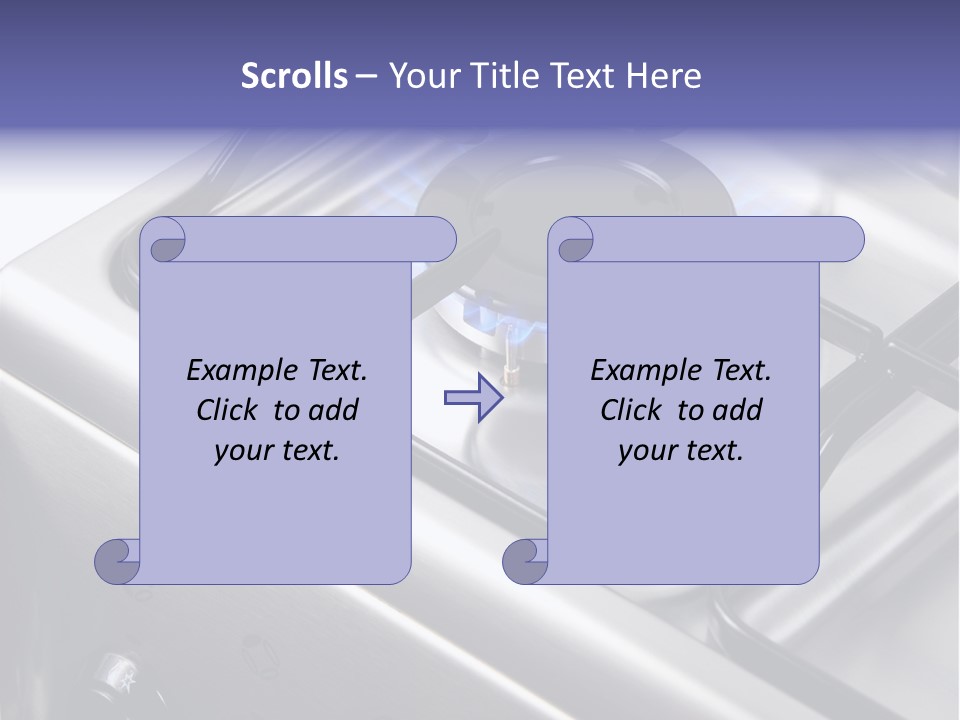 Blaze Glowing Cooker PowerPoint Template