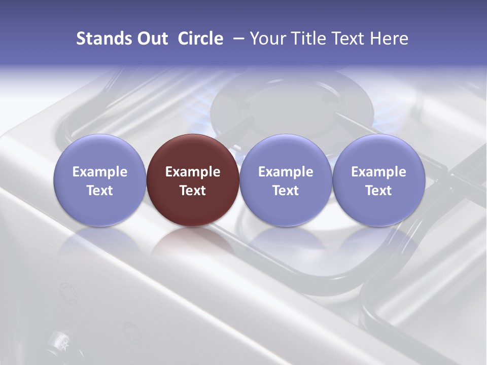 Blaze Glowing Cooker PowerPoint Template