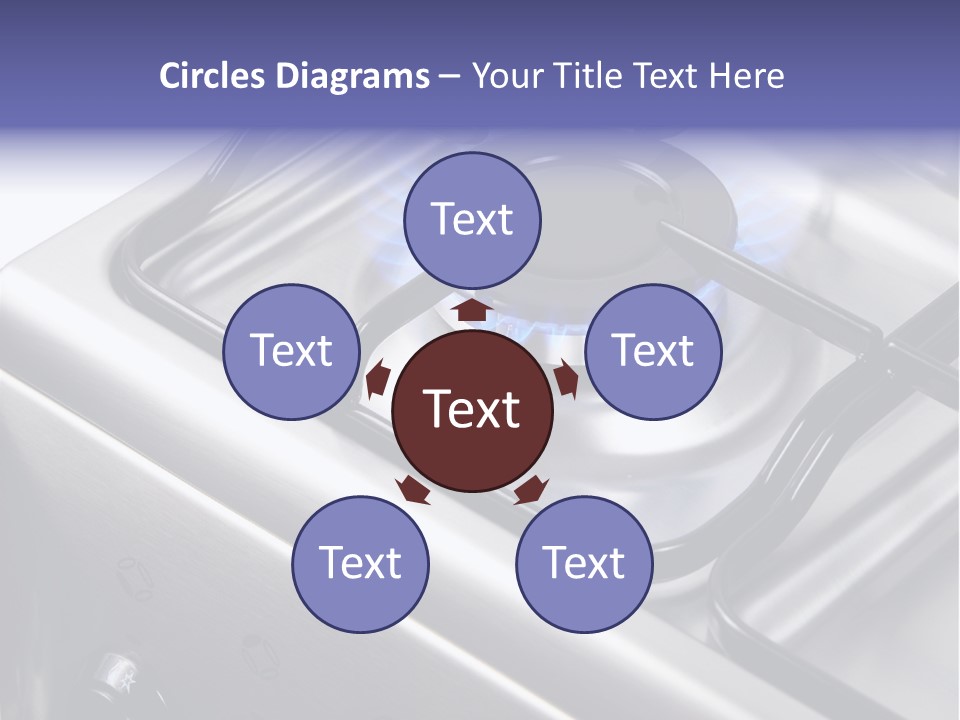 Blaze Glowing Cooker PowerPoint Template