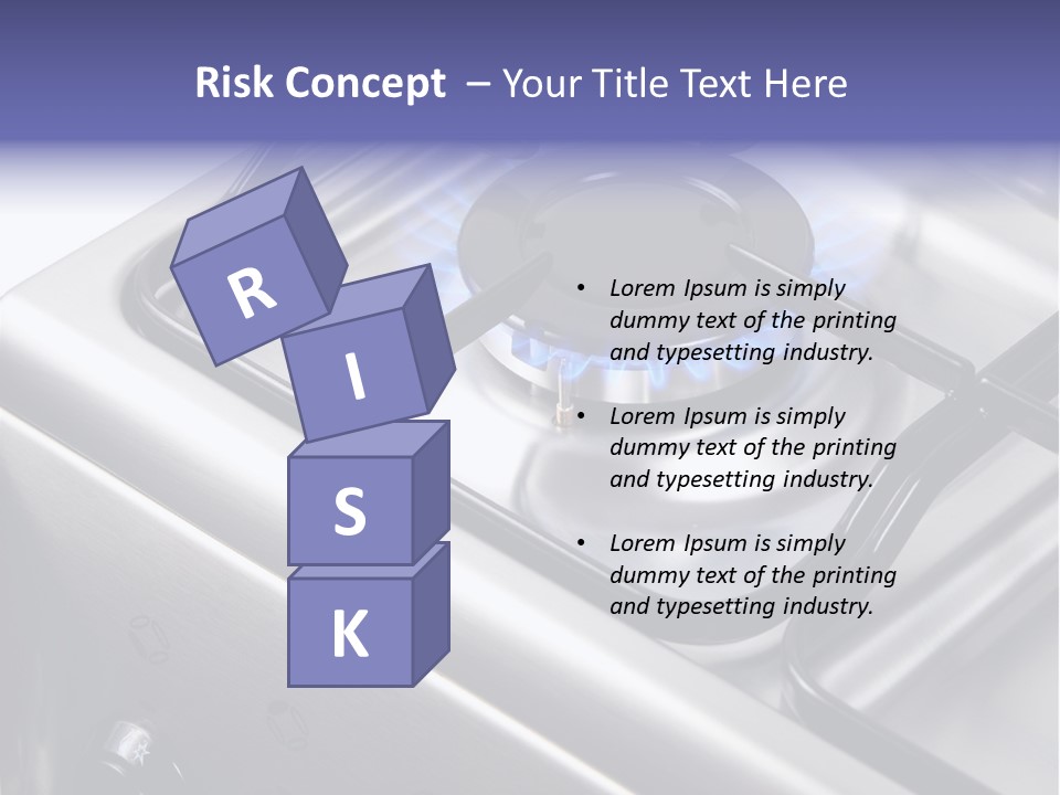 Blaze Glowing Cooker PowerPoint Template