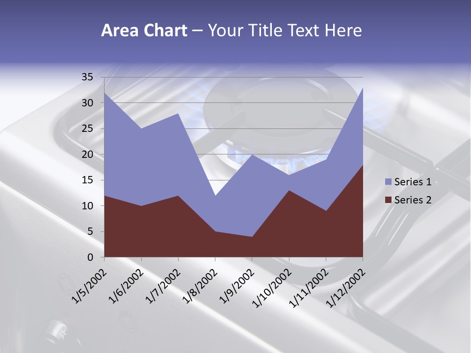 Blaze Glowing Cooker PowerPoint Template