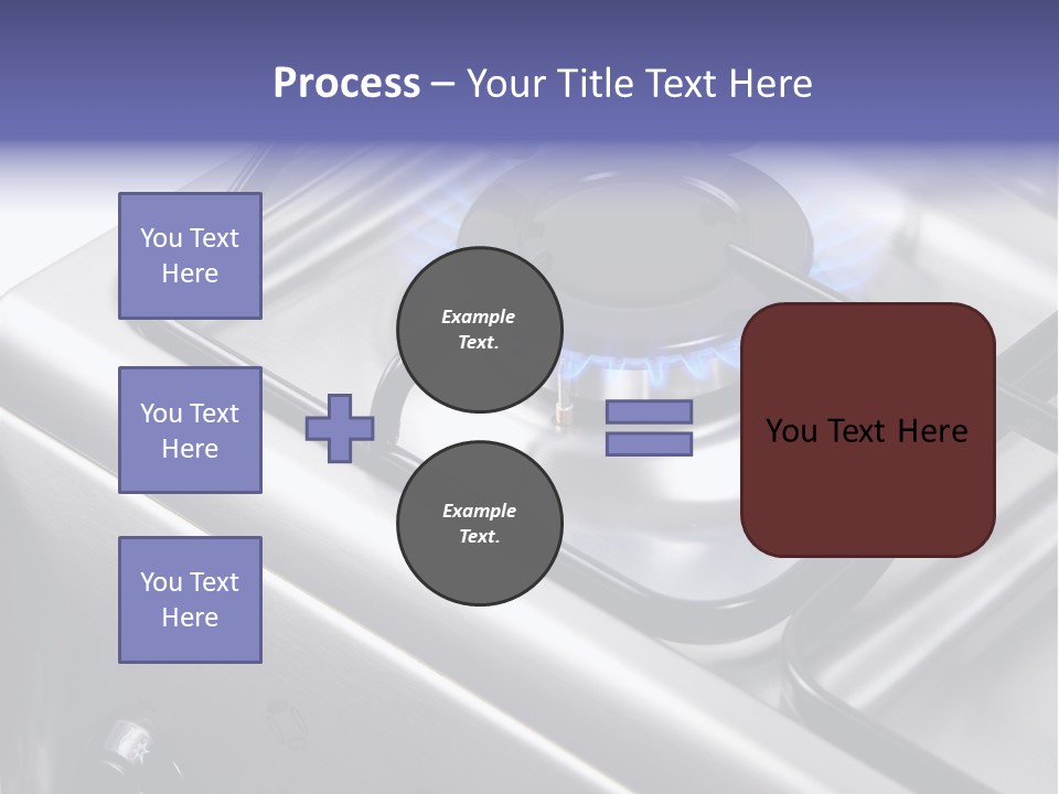 Blaze Glowing Cooker PowerPoint Template