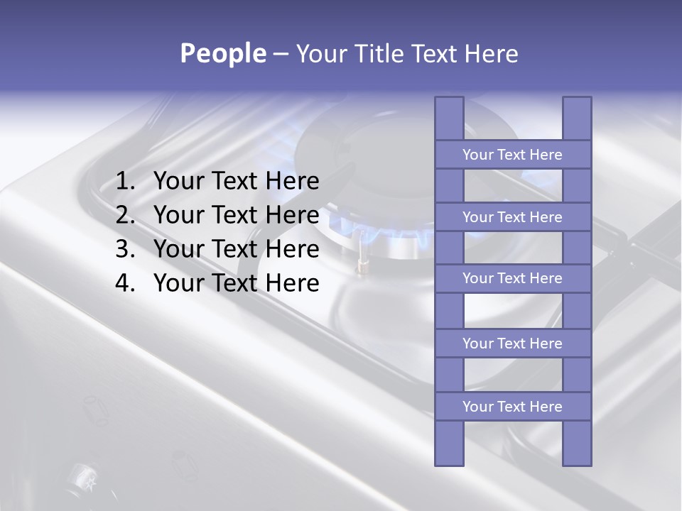 Blaze Glowing Cooker PowerPoint Template