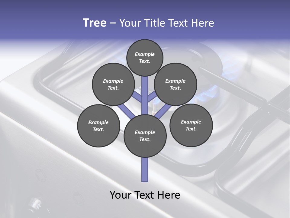 Blaze Glowing Cooker PowerPoint Template