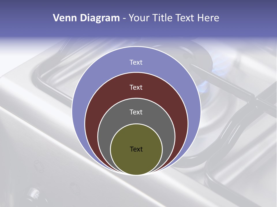 Blaze Glowing Cooker PowerPoint Template