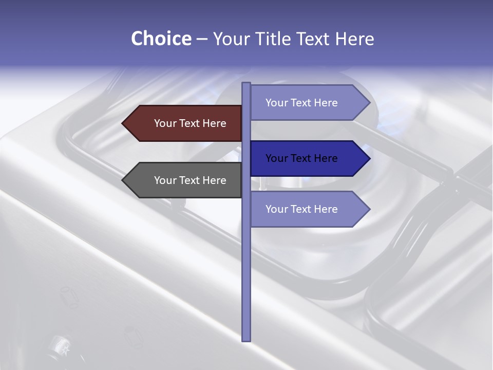 Blaze Glowing Cooker PowerPoint Template