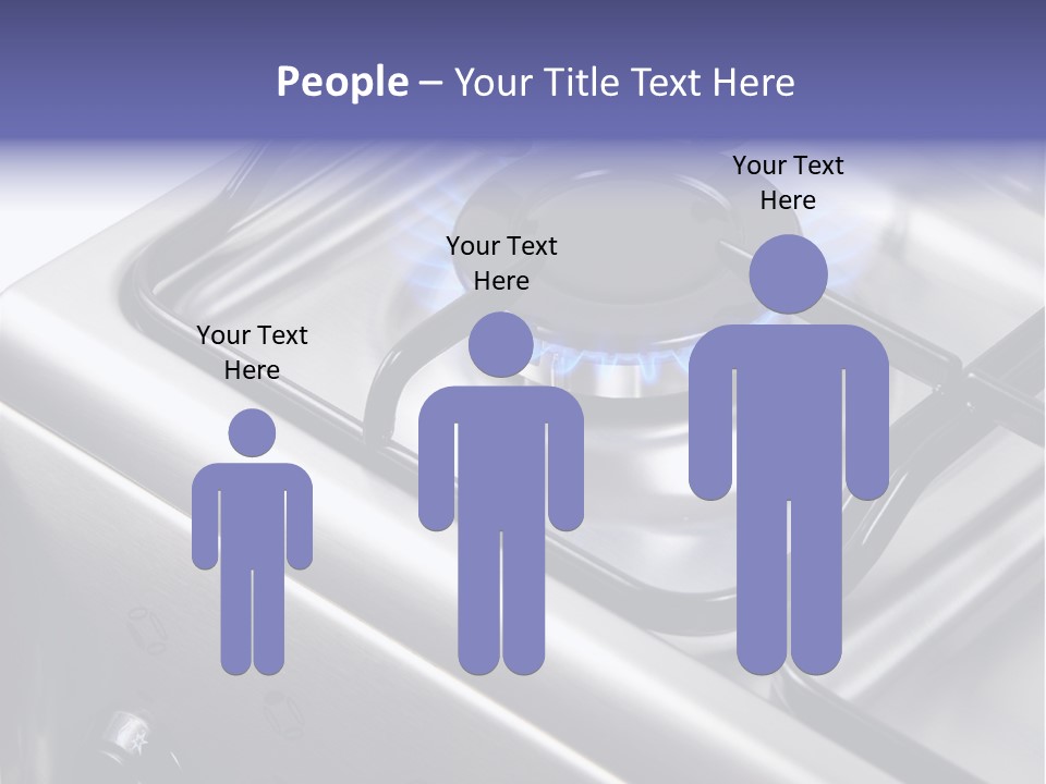 Blaze Glowing Cooker PowerPoint Template