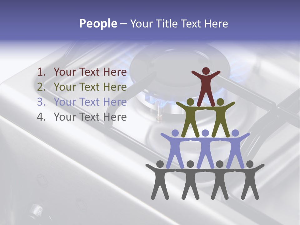 Blaze Glowing Cooker PowerPoint Template